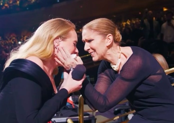 Adele Nangis Lihat Celine Dion Nonton Konsernya: Ini Suatu Kehormatan