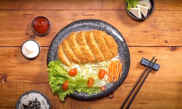 Katsu Tahu, Dicocol Mayones Gurih Mantap