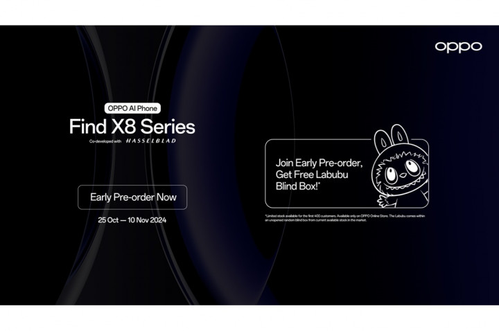 Buka Pre-Order Find X8 Series, Oppo Tawarkan Labubu Blind Box Gratis