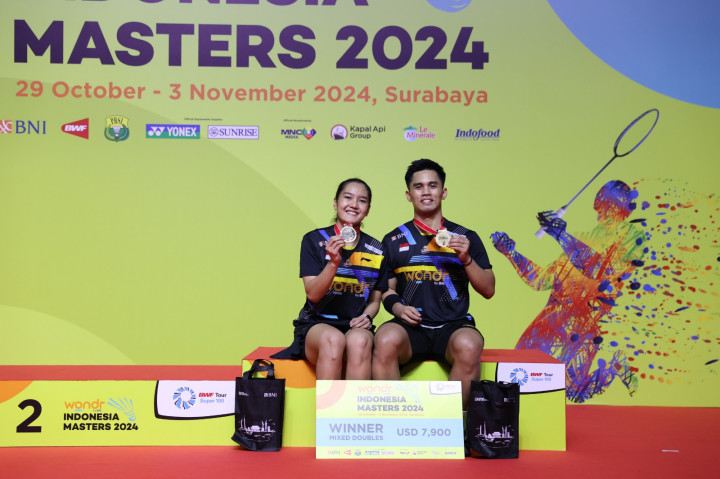 Indonesia Masters 2024: Amri/Nita Tuntaskan Rasa Penasaran dengan Raih Gelar Juara