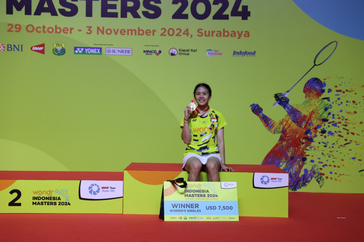 Indonesia Masters 2024: Dhinda Kembali Bikin Kejutan dengan jadi Juara