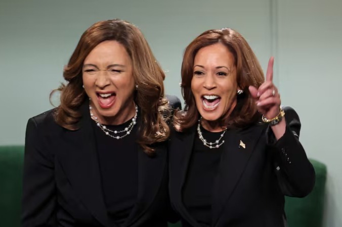 Uniknya Kamala Harris Tampil di Sketsa Komedi Jelang Pilpres AS