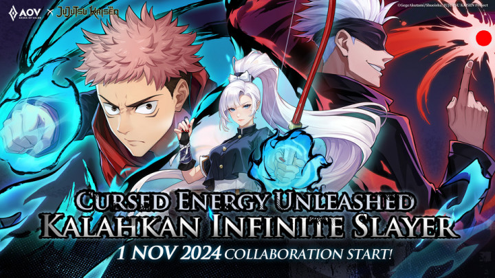 Kolaborasi AoV x Jujutsu Kaisen Bawa Yuji Itadori dan Satoru Gojo