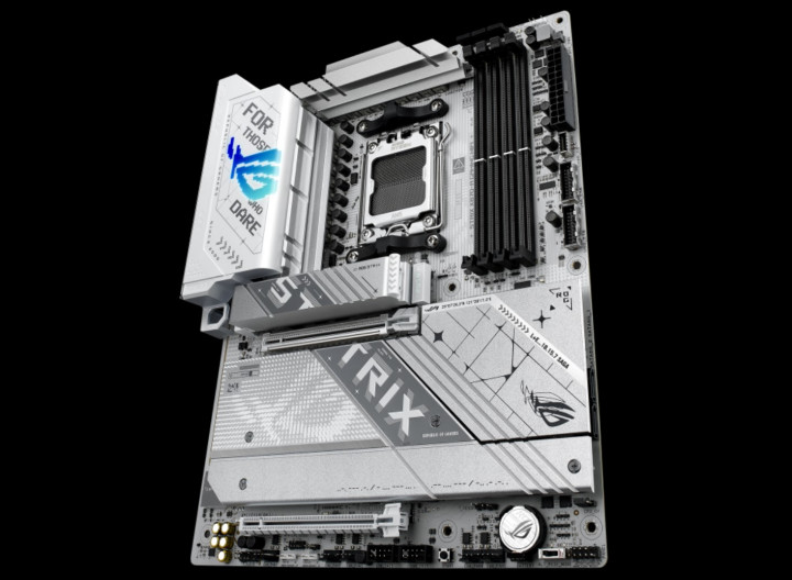 Asus ROG Strix X870-A Gaming WiFi, Futuristik dan Rapi