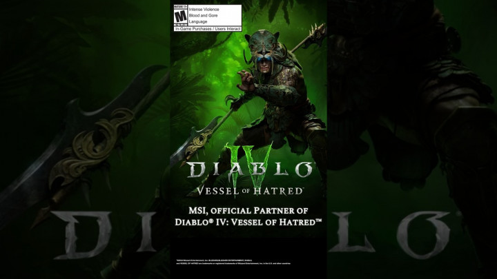 Diablo IV dan DLC Jadi Bonus Pengguna Laptop Gaming MSI