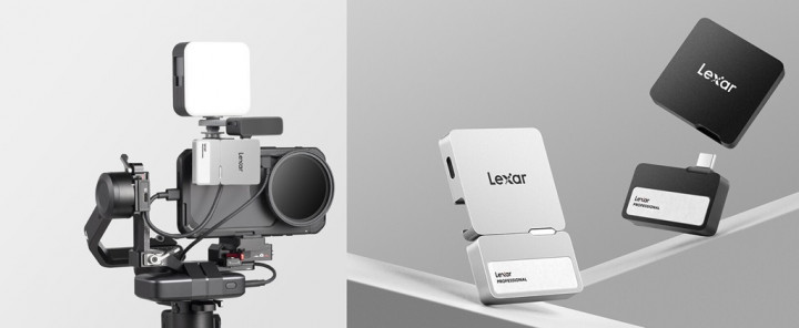 SSD Portable Mungil 2TB Lexar untuk Video Kamera dan iPhone