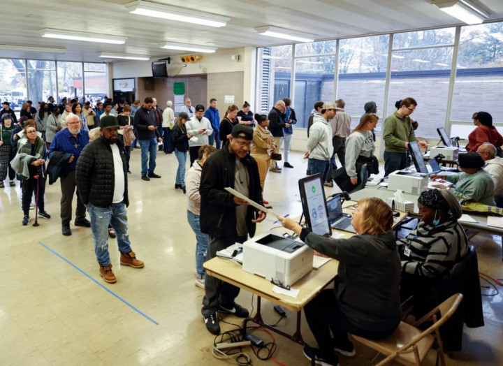 2 Petugas TPS Missouri AS Tewas akibat Banjir di Hari Pemungutan Suara