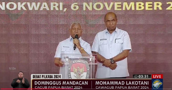 Wujudkan Papua Barat Bermartabat, Dominggus Mandacan-Mohammad Lakotani Usung 7 Misi