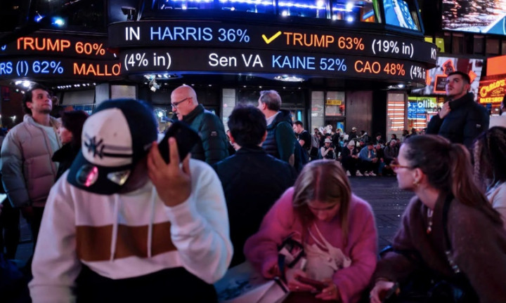 North Carolina dan Georgia Diproyeksikan Direbut oleh Trump