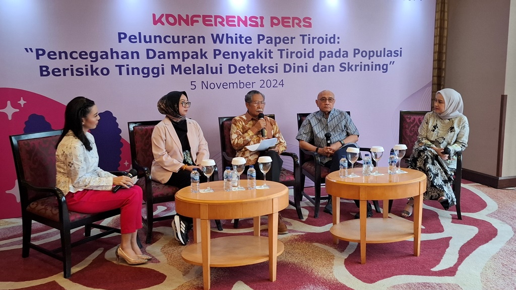 Konferensi Pers Peluncuran White Paper Tiroid. Dok. Aulia/Medcom