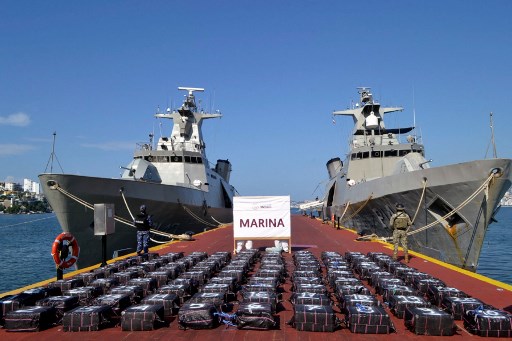 AL Meksiko Sita 3,6 Ton Kokain dari Kapal Selam Narkotika