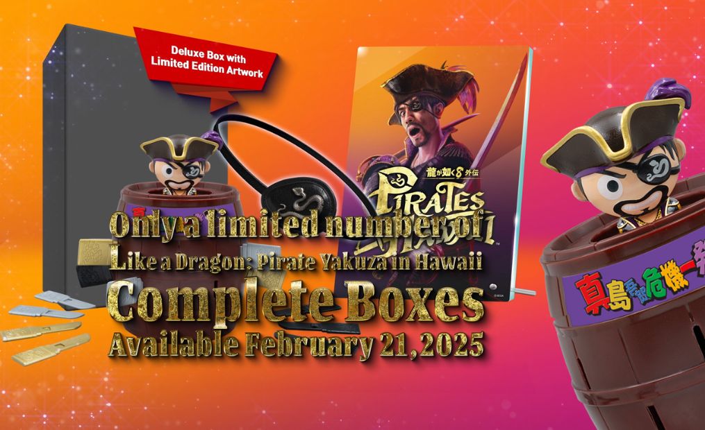 Tampilan Lengkap Box Pirate Yakuza in Hawaii Rilis.
