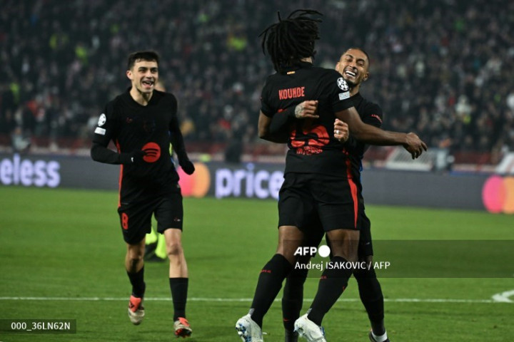 Liga Champions: Menang di Markas Red Star, Blaugrana Ramaikan Papan Atas