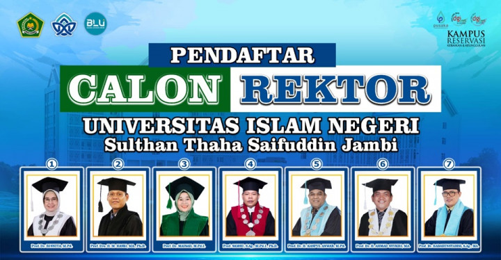 7 Guru Besar Daftar Bakal Calon Rektor UIN Jambi, Ini Namanya