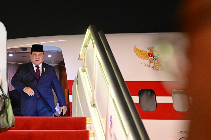 Presiden Prabowo Tiba di Beijing