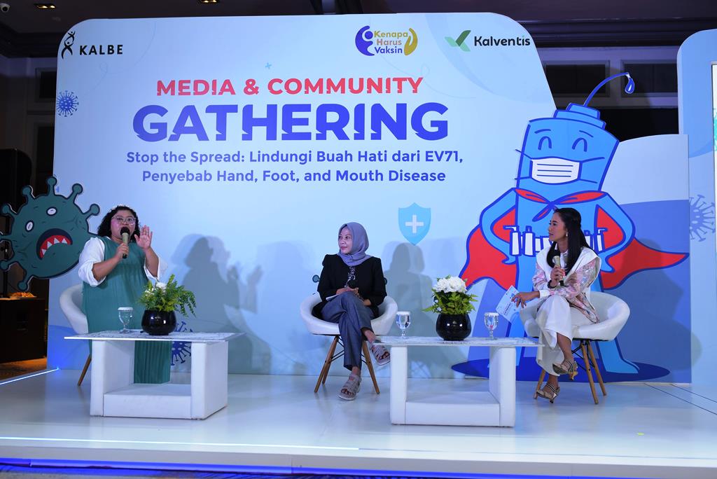 Diskusi media Stop the Spread: Lindungi Buah Hati dari EV71, Penyebab Hand, Foot, and Mouth Disease. Dok. Ist