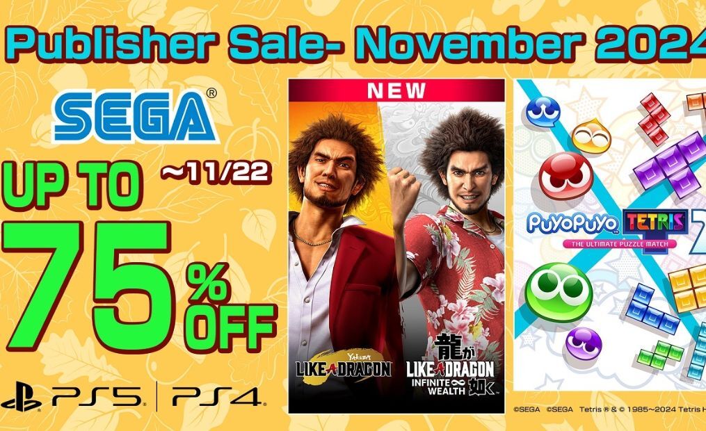 Game Sega Diskon Hebat di November 2024.