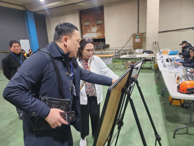KUAI RI Seoul Zelda Wulan Kartika meminta otoritas Korsel mengintensifkan pencarian para ABK yang masih hilang, terutama 2 ABK WNI. (Kemenlu RI)