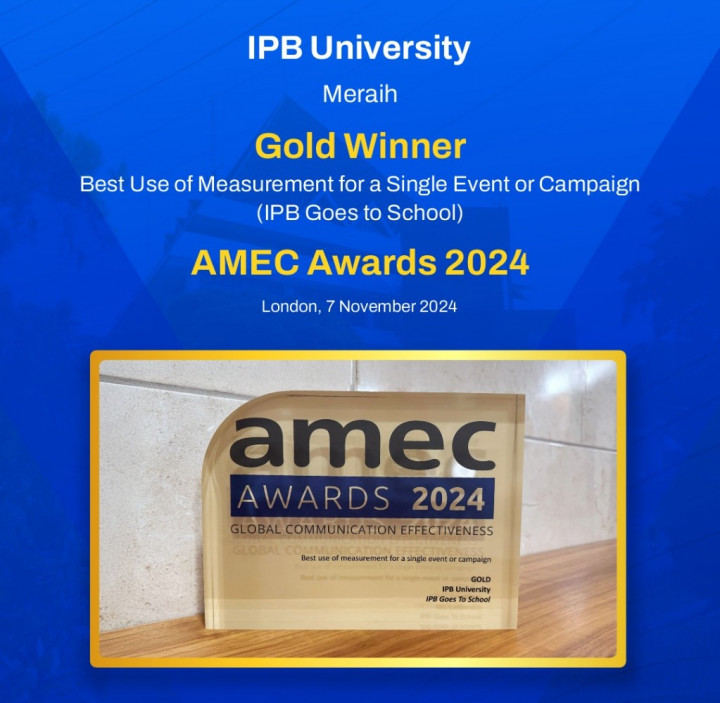 IPB Raih Gold Winner AMEC Global Awards 2024 di London