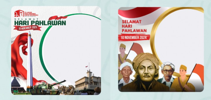 20 Link Twibbon Hari Pahlawan 10 November 2024 Gratis, Yuk Diunggah di Medsos