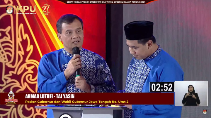 Ahmad  Lutfhi-Taj Yasin Sosialisasikan Kartu Zilenial