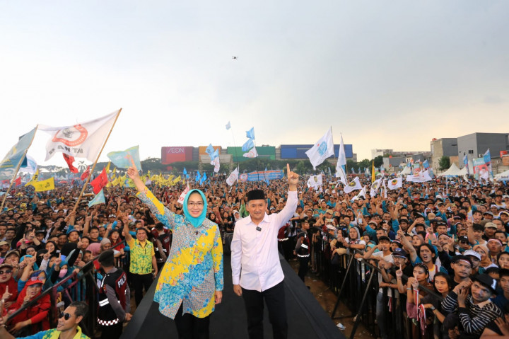 Airin-Ade Sumardi Bertekad Wujudkan Banten Maju Bersama