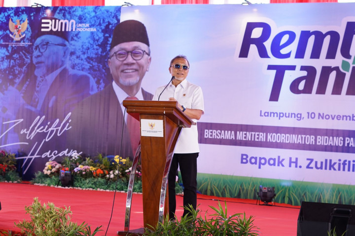 Sidak di Lampung, Menko Pangan Pastikan Pupuk Melimpah