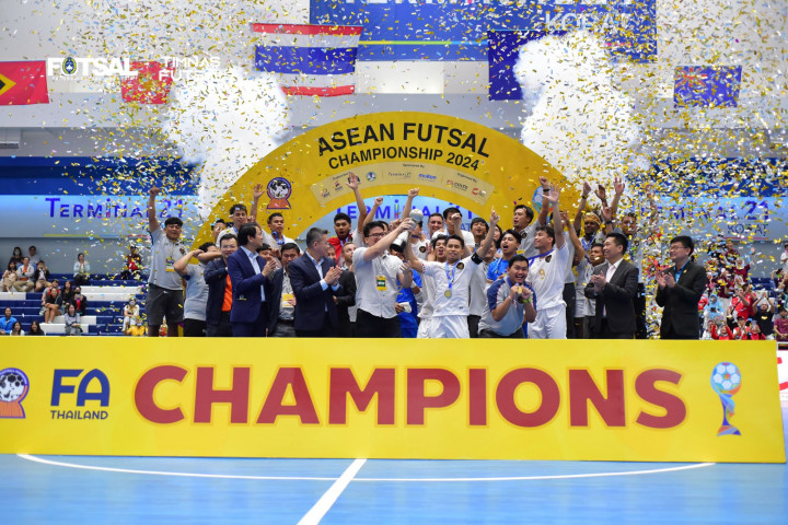 FFI Apresiasi Dukungan Kemenpora dan PSSI setelah Timnas Futsal Juara ASEAN Futsal Championship 2024