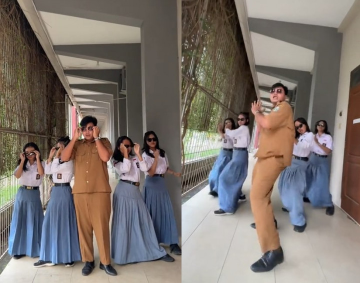 Kompak! Guru dan Murid Ini Cover Dance Lagu Igloo - KISS OF LIFE