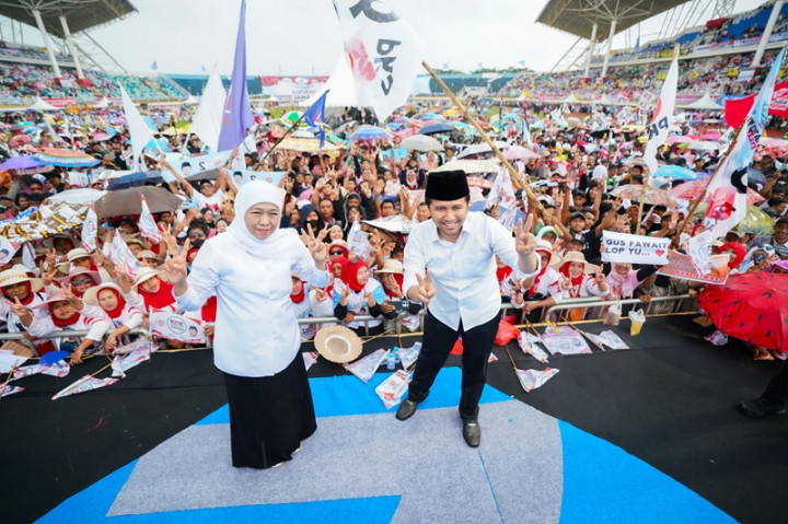 Survei LSI Denny JA: Pemilih PDIP dan PKB Condong ke Khofifah-Emil