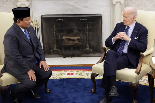 Potret Presiden Prabowo Bertemu Joe Biden di Gedung Putih