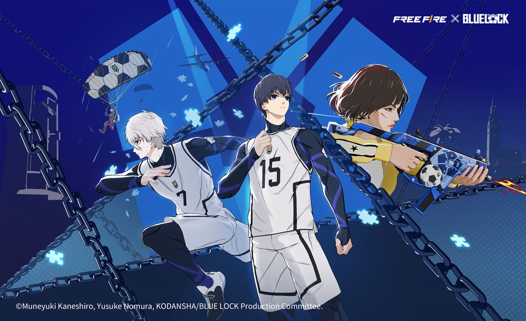 Free Fire x Blue Lock.