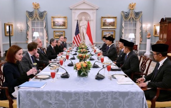 Presiden Prabowo Langsung Pertanyakan Solusi untuk Palestina kepada Menlu AS