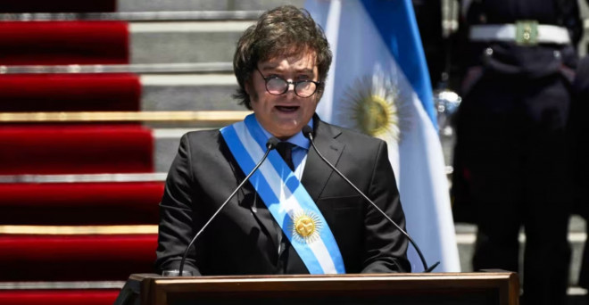 Presiden Argentina, Javier Milei. (Luis Robayo/AFP)