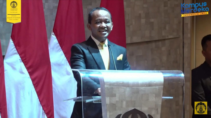 UI Tangguhkan Gelar Doktor Bahlil Lahadalia