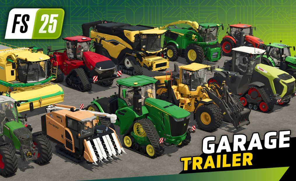 Penjelasan Mesin dan Karakter di Farming Simulator 25.