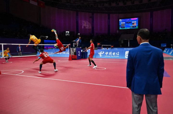 Ukuran Lapangan Sepak Takraw, Tinggi Tiang, dan Netnya