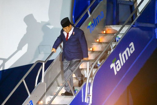 Presiden Prabowo Tiba di Peru