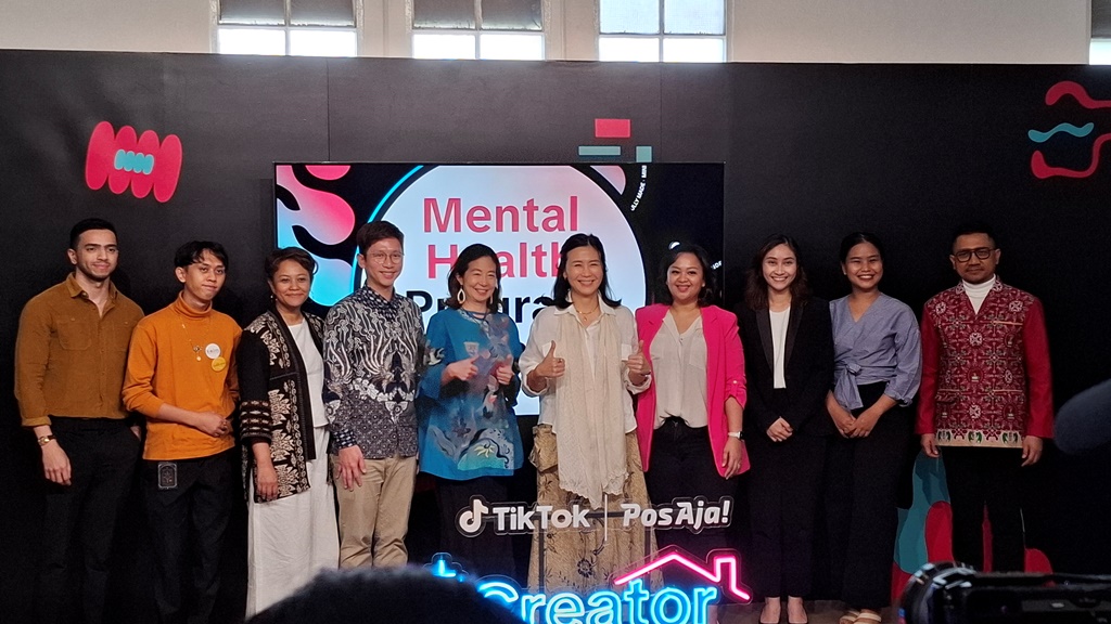 Peluncuran Program Kesehatan Mental TikTok bersama WHO di Indonesia. Dok. Aulia/Medcom