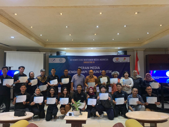Tingkatkan Kompetensi, Media Indonesia Gelar UKW Angkatan IV