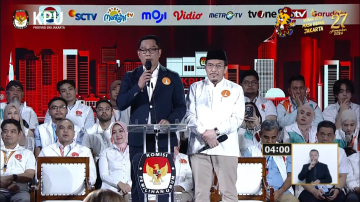 Debat Pamungkas, RK-Suswono Beberkan Solusi Pecahkan Masalah Jakarta