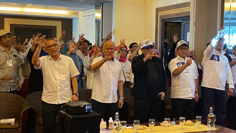 Simpul Relawan se-Jabar Deklarasi Dukung ASIH di Pilgub Jabar