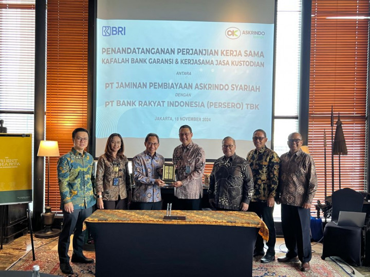 Askrindo Syariah Jalin Kerja Sama Kontra Bank Garansi dengan BRI
