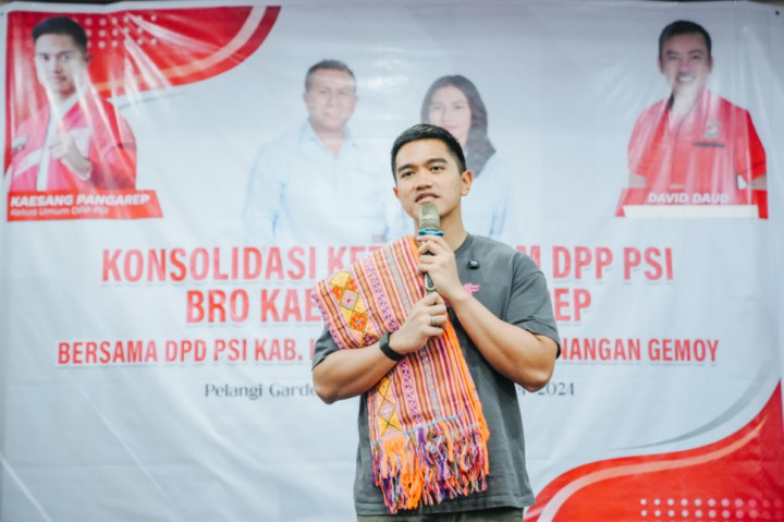 Kampanye Pilkada di Kupang, Kaesang Minta Kader PSI Bekerja Keras