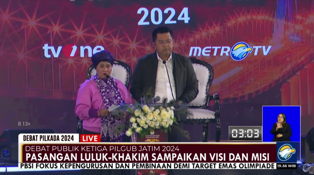 Tutup Debat Pamungkas, Luluk-Lukman Sebut Bintang Timnas Rizky Ridho dan Ernando