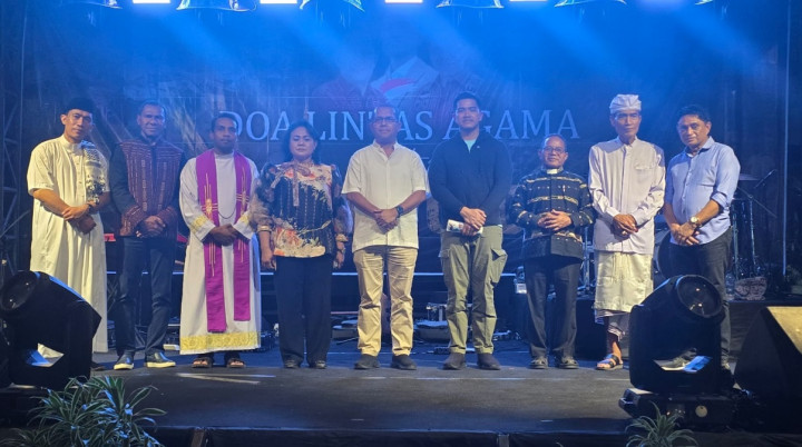 Kaesang Hadiri Doa Bersama Lintas Agama untuk Korban Erupsi Lewotobi