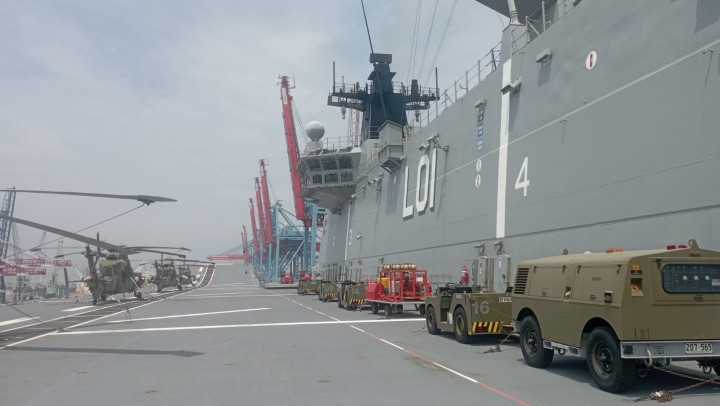 Mengintip HMAS Adelaide, Kapal Perang Australia yang Berlabuh di Jakarta