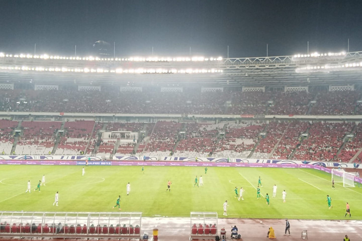 Indonesia vs Arab Saudi: Dukungan Suporter Tuan Rumah Berkurang di SUGBK