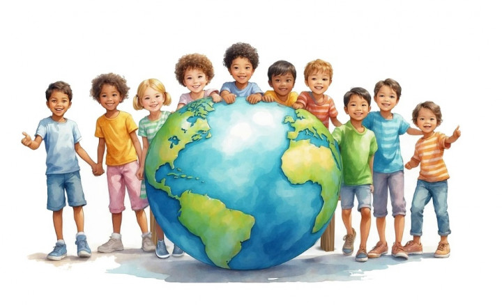 Twibbon Hari Anak Sedunia 2024 Lengkap dengan Ucapan Penuh Makna