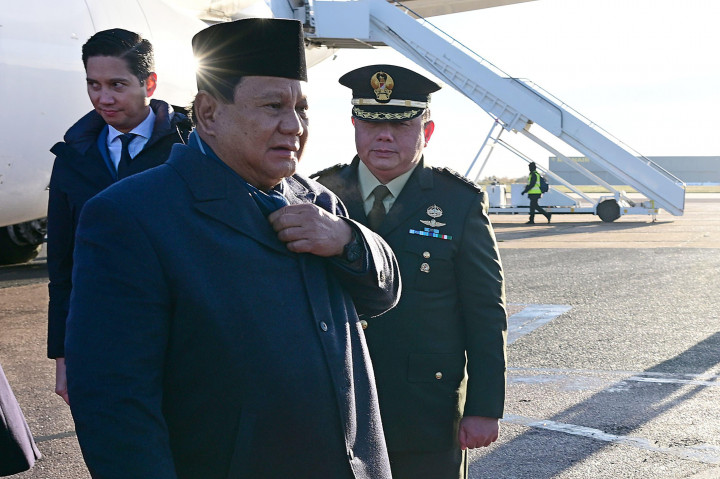 Presiden Prabowo Tiba di Inggris